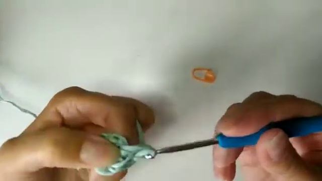 Панама из целлюлозы крючком. Урок 2 Первый ряд смотреть онлайн