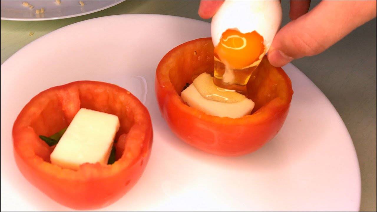🍅 ФАРШИРОВАННЫЕ ПОМИДОРЫ С ЯЙЦОМ, СЫРОМ И ЧЕСНОКОМ В ДУХОВКЕ