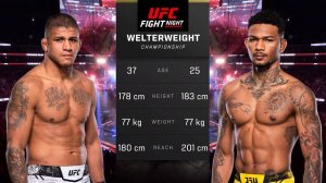 Гилберт Бернс против Майкла Моралеса Полный бой - UFC 5 Fight Night