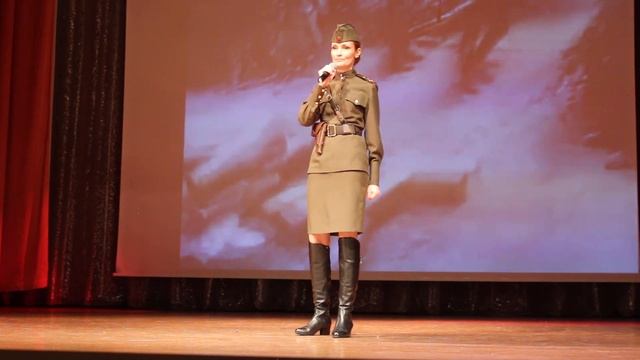 Катерина Нефедова. "Марш артиллеристов". Фрагмент сольного концерта "Вперед к Победе!" смотреть онлайн