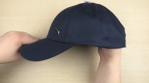 Розпаковка Puma Ess Metal Puma Cat BB Cap 02599406 L Navy