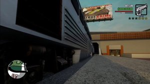 GTA SA. Арестовали в поезде