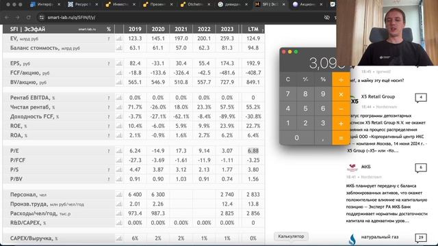 ПАО "ЭсЭфАй" (SFIN). Как правильно анализировать отчетно смотреть онлайн