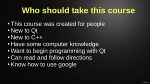 3. Who should take this course