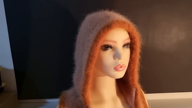 Стильный Капор на кнопках спицами. Экспресс мк смотреть онлайн