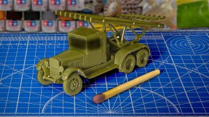 Сборка модели Звезда БМ-13 «Катюша» Масштаб 1/100 *Одна Из Самых Маленьких Моделей В Этом Масштабе*