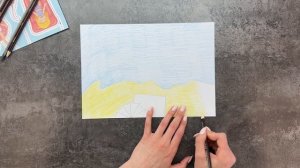 Поездка - аппликация для девочек «на пляже»