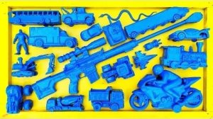Чистка игрушечных гоночных автомобилей, Гоночных мотоциклов, Моленных грузовиков, Поездов, Стальных