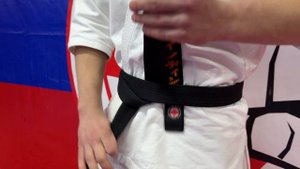 Как завязать пояс Карате Киокушинкай | How to tie belt Karate Kyoku