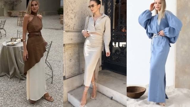 КАК НОСИТЬ ЛЬНЯНЫЕ ЮБКИ МОДНО ЛЕТОМ 2024💖 ЭЛЕГАНТНЫЕ Ж? смотреть онлайн