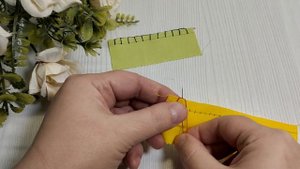 мастер класс ручной петельный шов