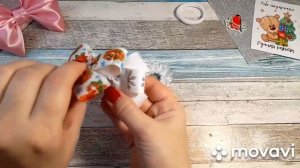 Самая любимая модель Снегири  Бантики Канзаши Бантики своими руками Бантики из лент