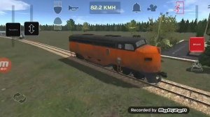 Сбежавший поезд Train and rail yard simulation