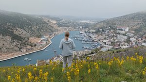 Под облаками \ Гора Кастрон _ крепость Чембало