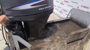 Запуск двигателя Yamaha F100