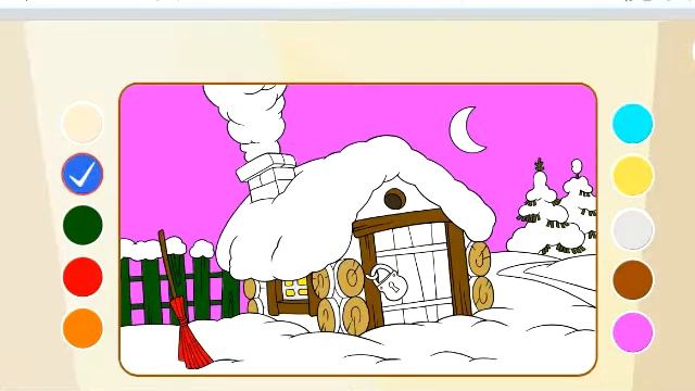 Во дворе Раскраска для детей Обучающее видео смотреть онлайн