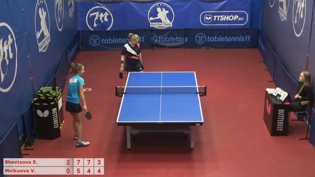 Настольный теннис матч 251120 18 17:20 Шевцова Екатерина Аманкулова Дарина (1-2 место) смотреть онлайн