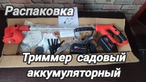 Триммер садовый аккумуляторный