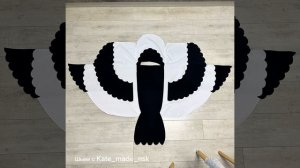 Костюм птицы, сороки своими руками