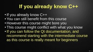 5. If you already know C++