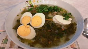 52. Щи со щавелем