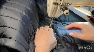 Как заменить молнию в кармане куртки?