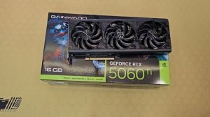 Распаковка и обзор видеокарты NVIDIA RTX 5060 Ti Gainward Python III 16GB!
