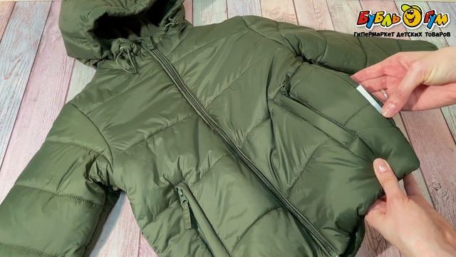 Куртка Lanson Kids демисезонная темно-зеленая смотреть онлайн