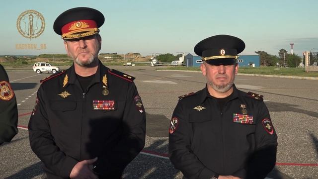 Очередная группа добровольцев отправилась из Международного аэропорта Грозный имени Героя России...