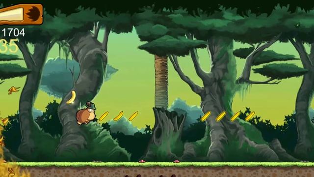 Убегаю от бонанов в игре Bonana Kong часть 3