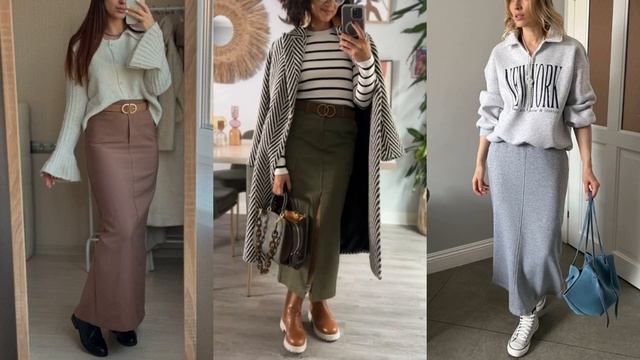 ЗИМНИЕ ЮБКИ МАКСИ 2025💖 ЖЕНСТВЕННЫЕ ОБРАЗЫ ДЛЯ ХОЛОДНО смотреть онлайн