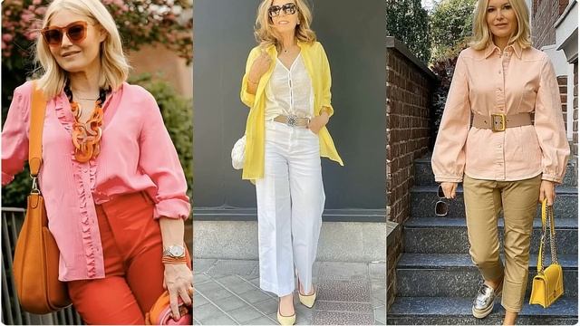 ЯРКИЕ ОМОЛАЖИВАЮЩИЕ ОБРАЗЫ ДЛЯ ЖЕНЩИН 50+55+60+💖 СТИЛЬНЫ смотреть онлайн