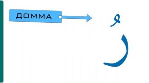 010 Арабская буква Ро! Арабский алфавит и буква Ро