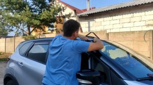 Защитная резинка на лобовое стекло для Renault Kaptur и Renault Duster с aliexpress.