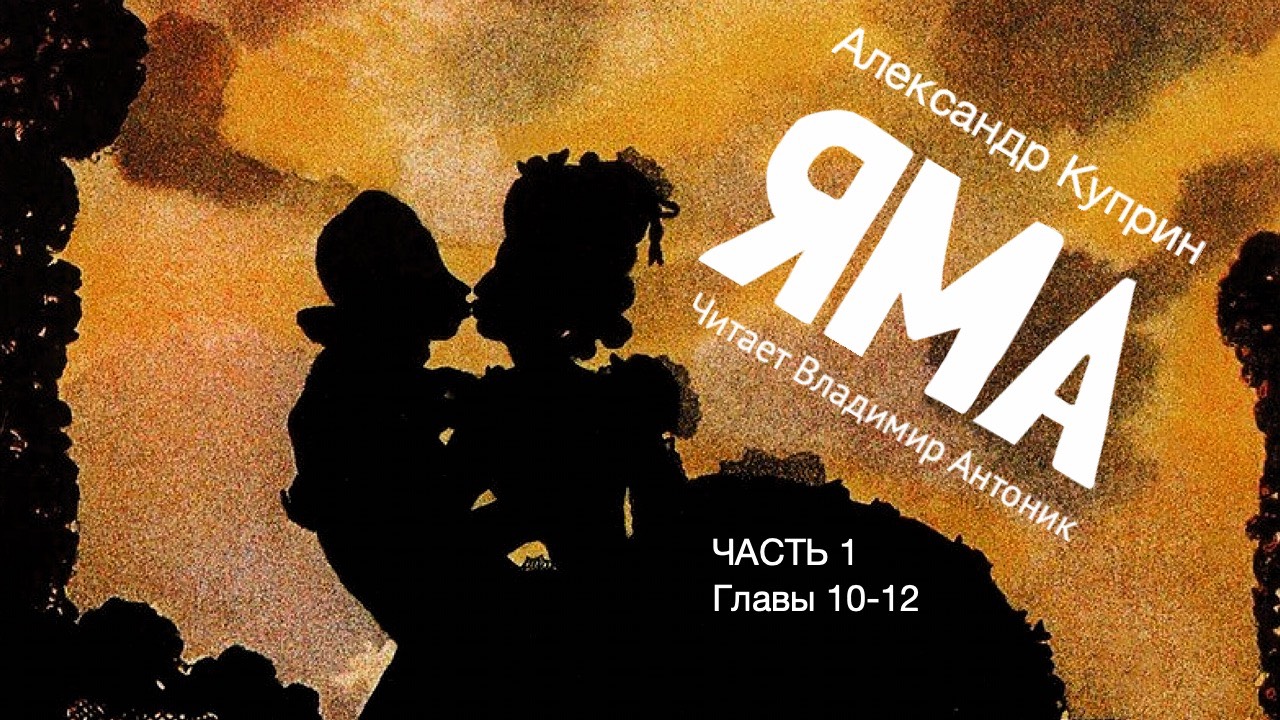 «Яма». А.И. Куприн. 18+. Часть 1. Главы 10-12. Аудиокнига. Читает Владимир Антоник.