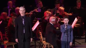 Сергей Варчук с сыном Иваном. Выступление на 70 летие Победы