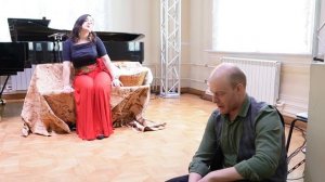 Александра Конева и Кирилл Волков исполняют сцену у люльки из оперы"Алеко".Ф-но — Харит Чунанантасап