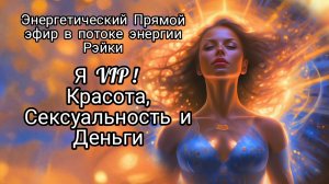 Первая Мощная Практика для Женщин.Я VIP!Красота, Сексуальность и Деньги. Запись Прямого эфира