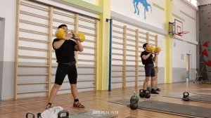 Соревнования по гиревому спорту посв. 80- летию Победы среди юношей и девушек 2012-2013г, 2010-2007г