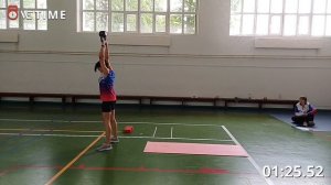 Народные игры ГТО 2025. Любители. Ляпина Ольга. Возрастная категоря 45-49. Результат 3:50