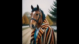 Нейросеть конь в пальто