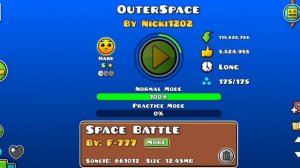 Играю в самые лучшие уровни каждой сложности в Geometry dash