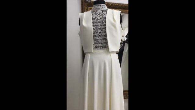 Платье с кружевом ручной работы смотреть онлайн