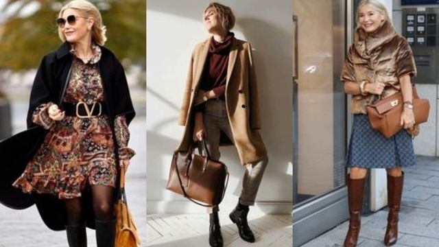 КАК ОДЕТЬСЯ МОДНО ОСЕНЬЮ ЖЕНЩИНЕ 50 МОДНАЯ СТИЛЬНАЯ