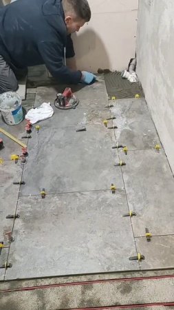 Укладка плитки.