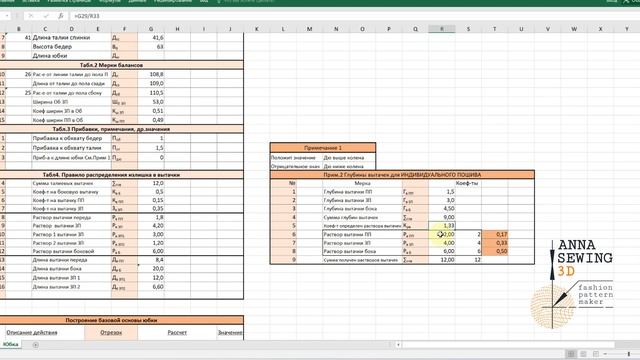 2.1. Как пользоваться Интерактивной таблицей Построени
