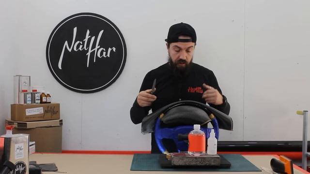 Урок №3. Ламинация руля карбоном. Обучение. Подложка для верхнего сектора #carbon