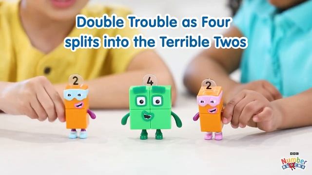 Numberblocks. Четверка и вредные двойки. Learning Resources смотреть онлайн