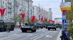 Victory Day Parade Rehearsal in Moscow, Russia 2025