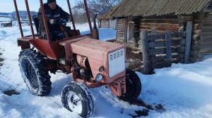 Т-25 по снегу